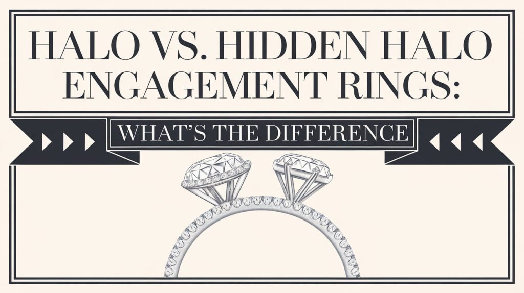 How to Choose Between Halo and Hidden Halo Engagement Rings