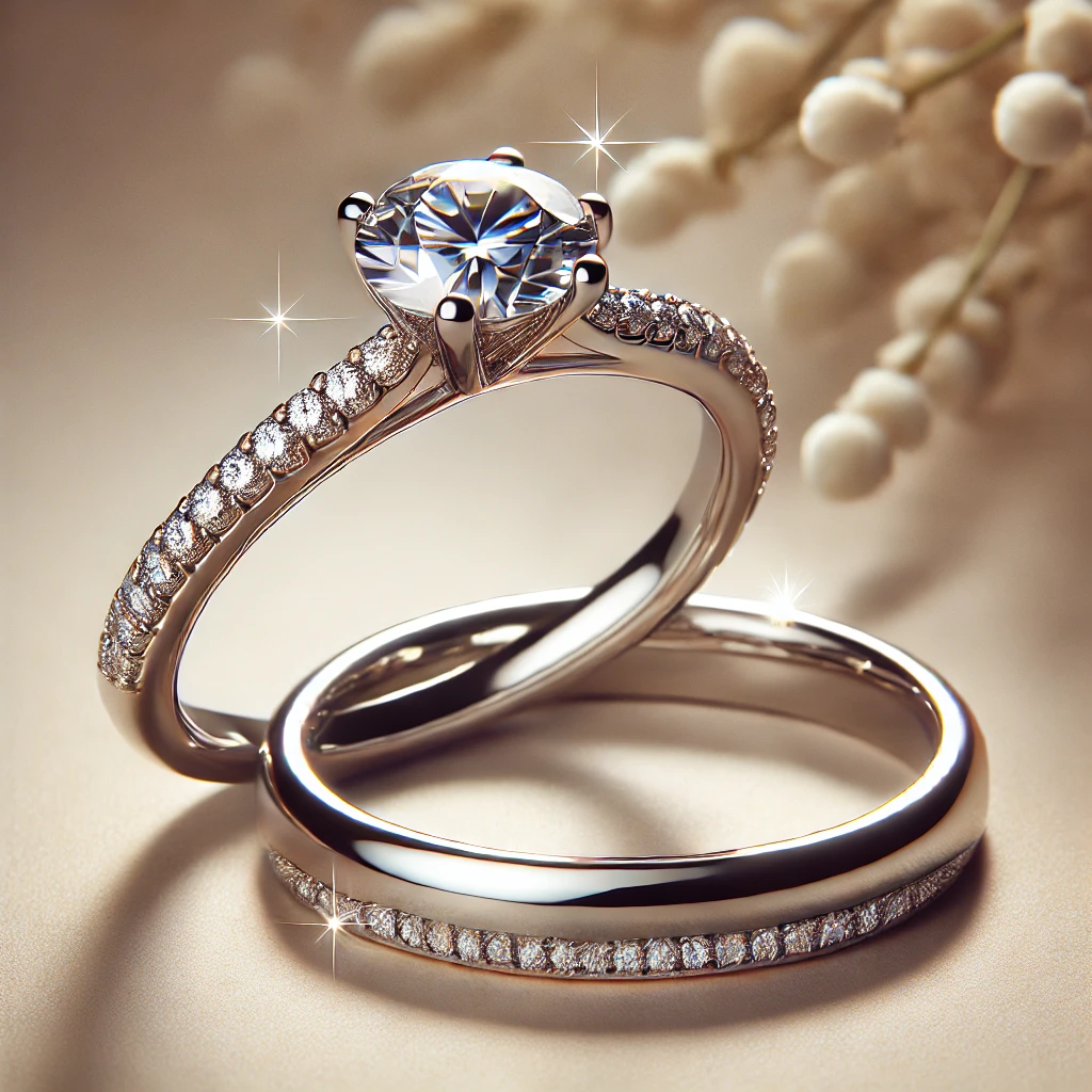 Pairing a Solitaire Engagement Ring with a Wedding Band