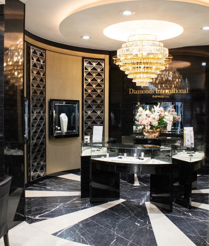 The Diamonds International showroom on De Keyserlei in Antwerp